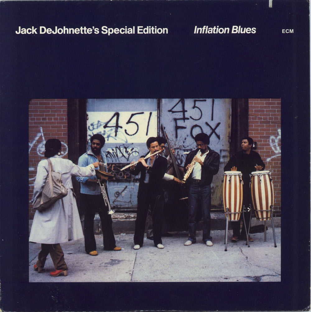 Jack DeJohnette Inflation Blues US vinyl LP album (LP record) ECM1244