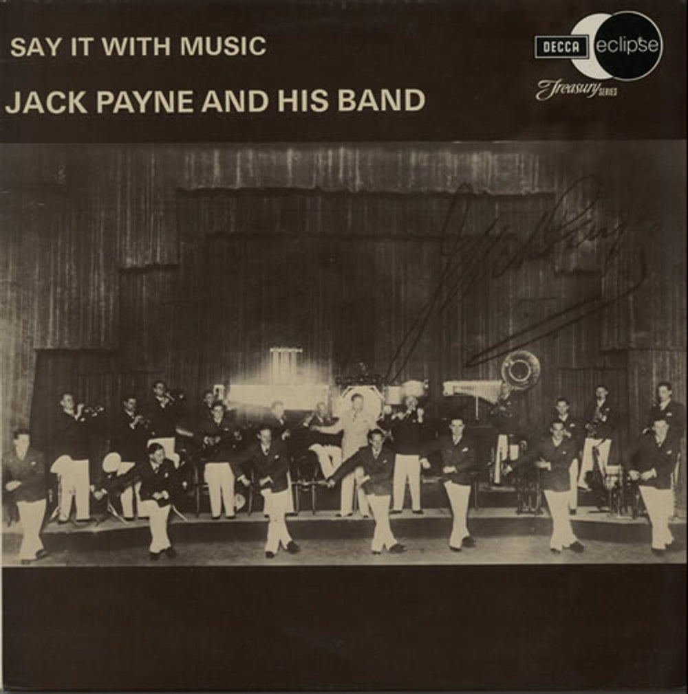 Jack Payne Say It With Music UK vinyl LP album (LP record) ECM2111