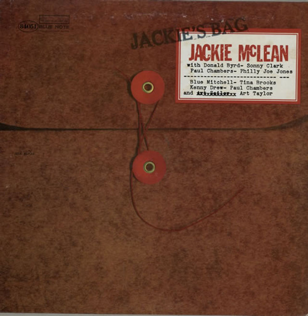 Jackie McLean Jackie's Bag French vinyl LP album (LP record) BST-84051