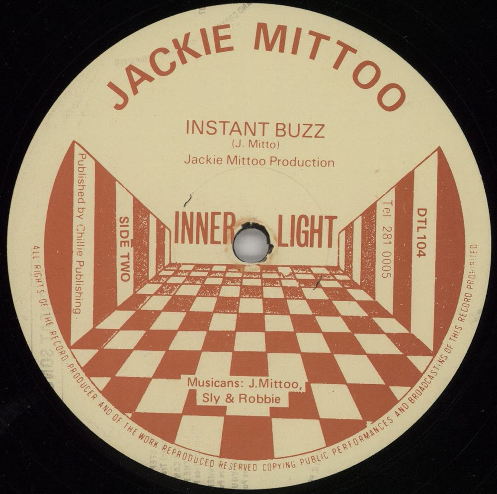 Jackie Mittoo Instant Buzz / Baby Love UK 12" vinyl single (12 inch record / Maxi-single)