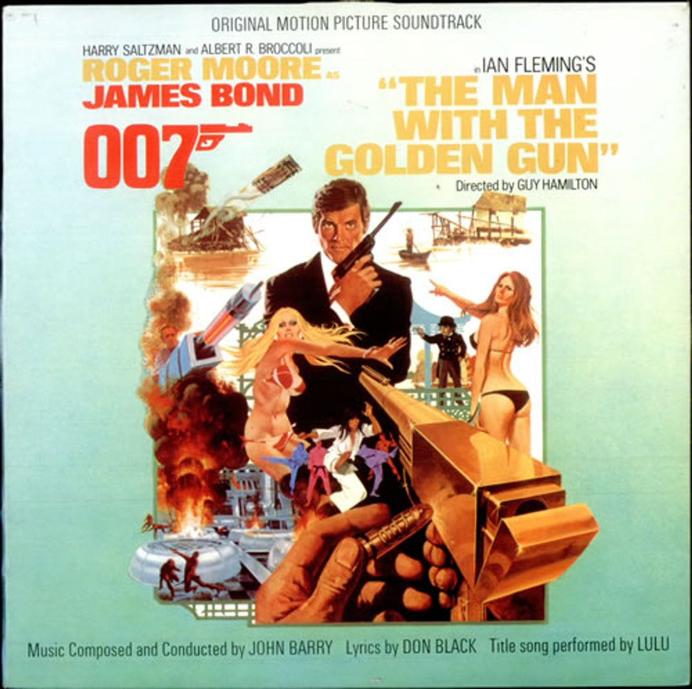 James Bond The Man With The Golden Gun UK vinyl LP album (LP record) UAS29671