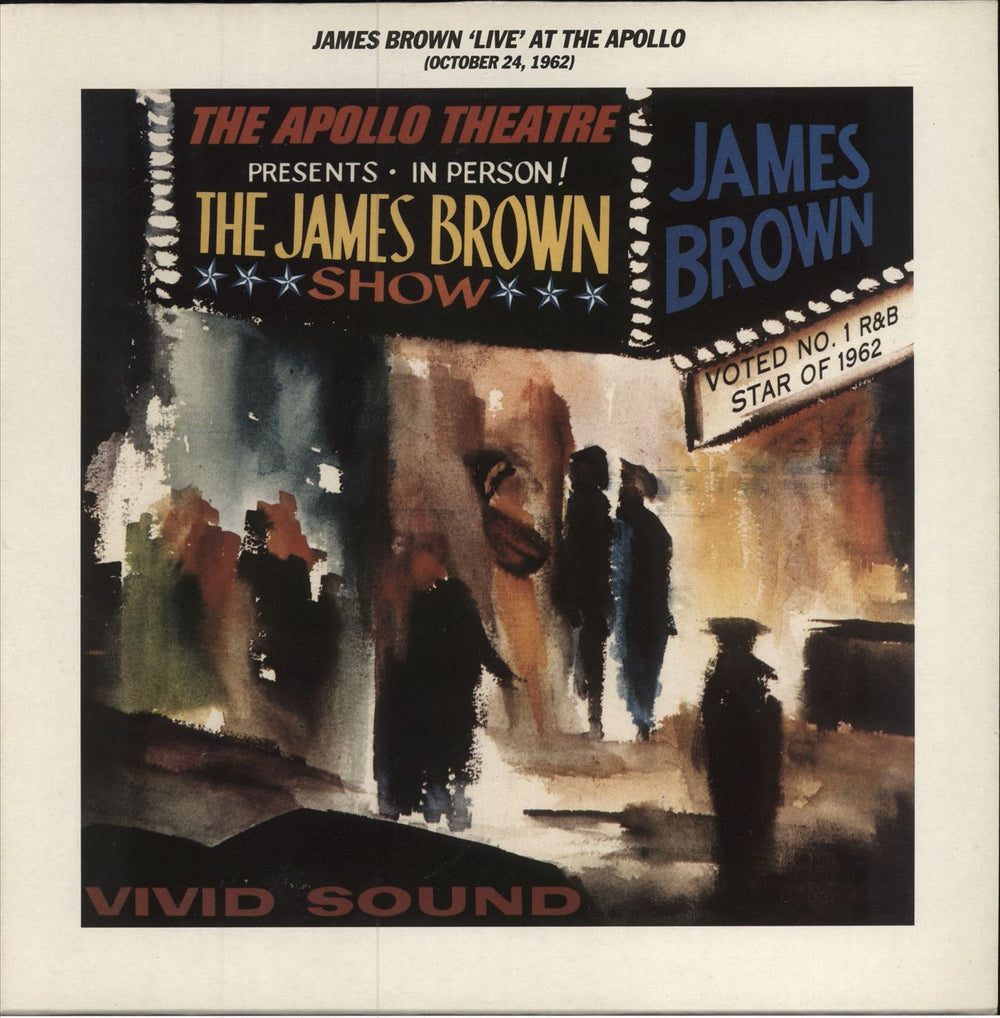 James Brown Live At The Apollo UK vinyl LP album (LP record) 8434791