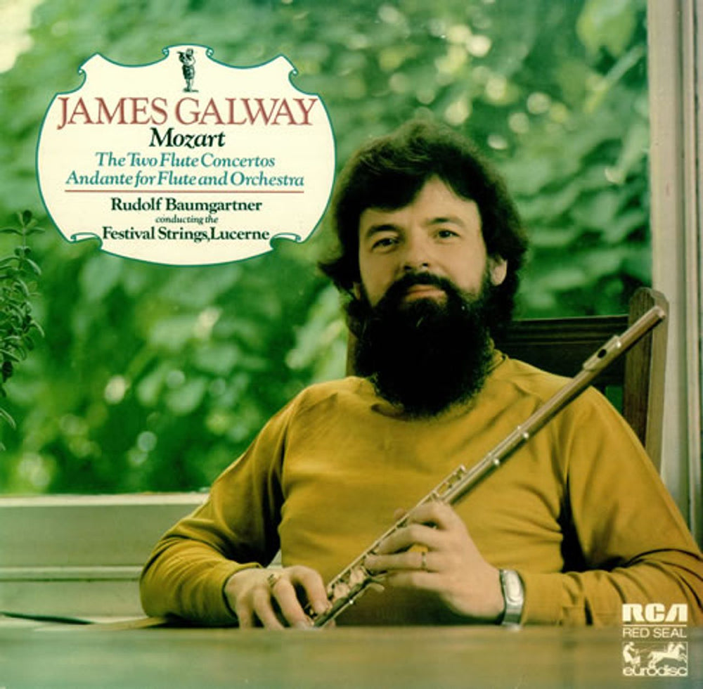 James Galway Mozart : Flute Concertos UK vinyl LP album (LP record) LRL15109