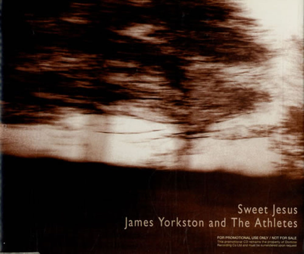 James Yorkston and The Athletes Sweet Jesus UK Promo CD single (CD5 / 5") RUG149CDP