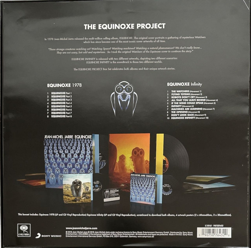 Jean-Michel Jarre Equinoxe Project UK Vinyl Box Set 190758764320