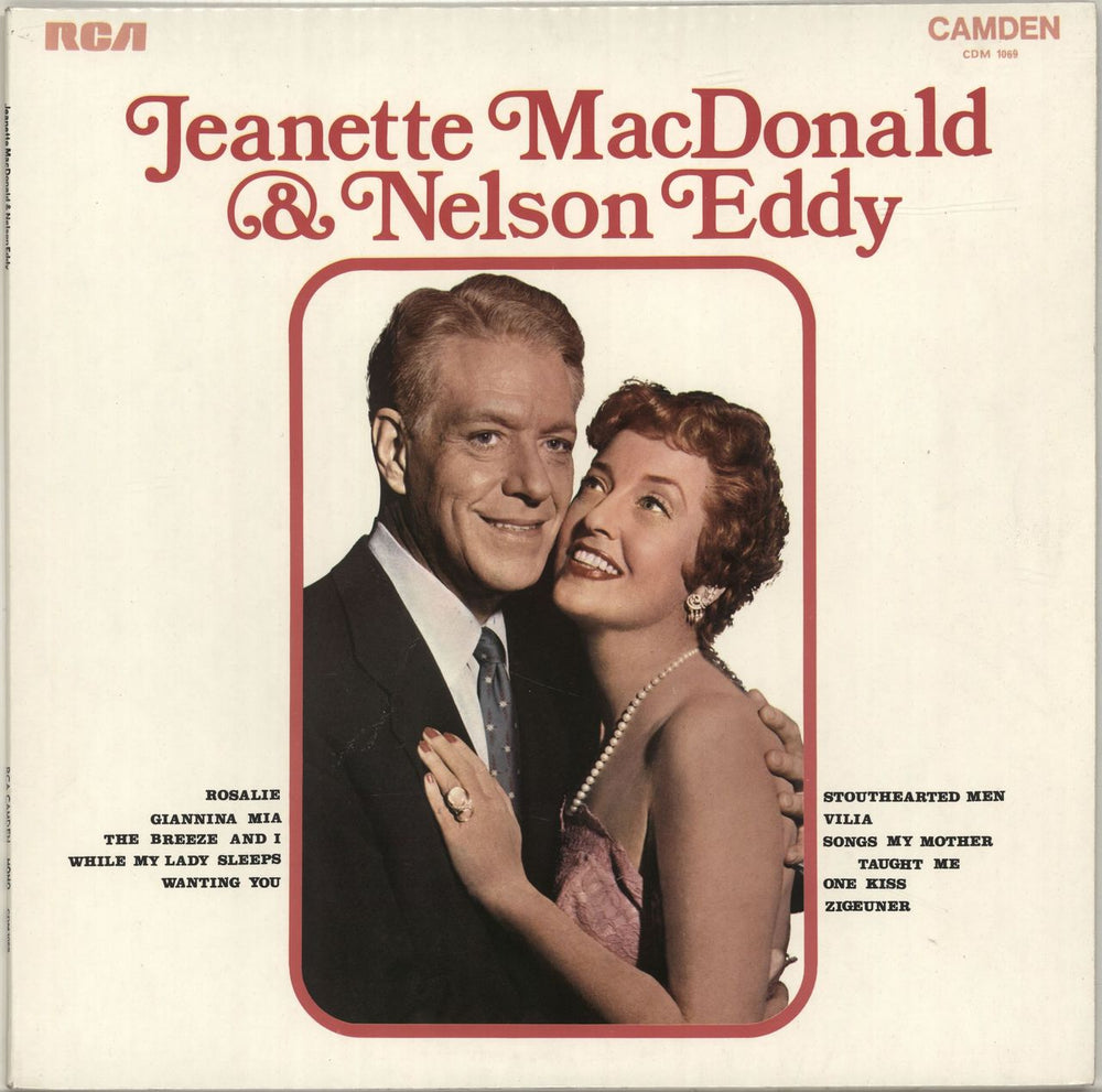 Jeanette MacDonald & Nelson Eddy Jeanette MacDonald & Nelson Eddy UK vinyl LP album (LP record) CDM1069