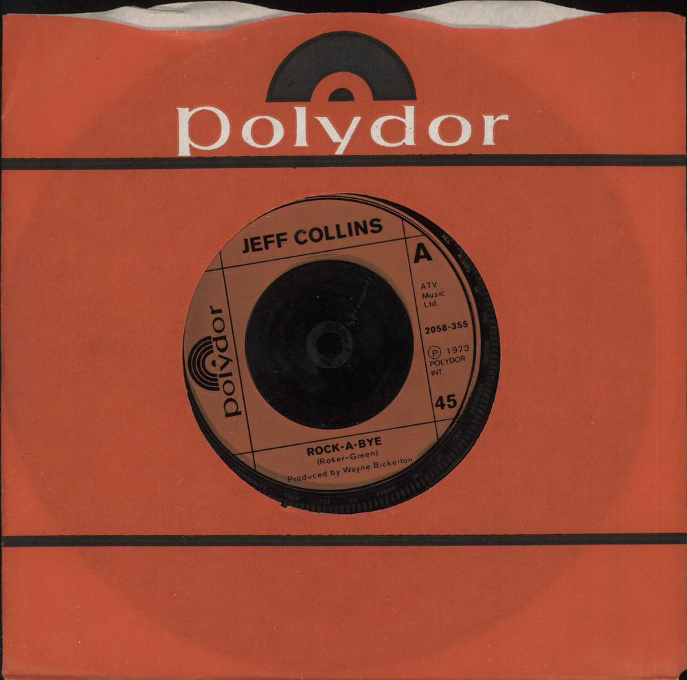 Jeff Collins Rock-A-Bye UK 7" vinyl single (7 inch record / 45) 2058-355