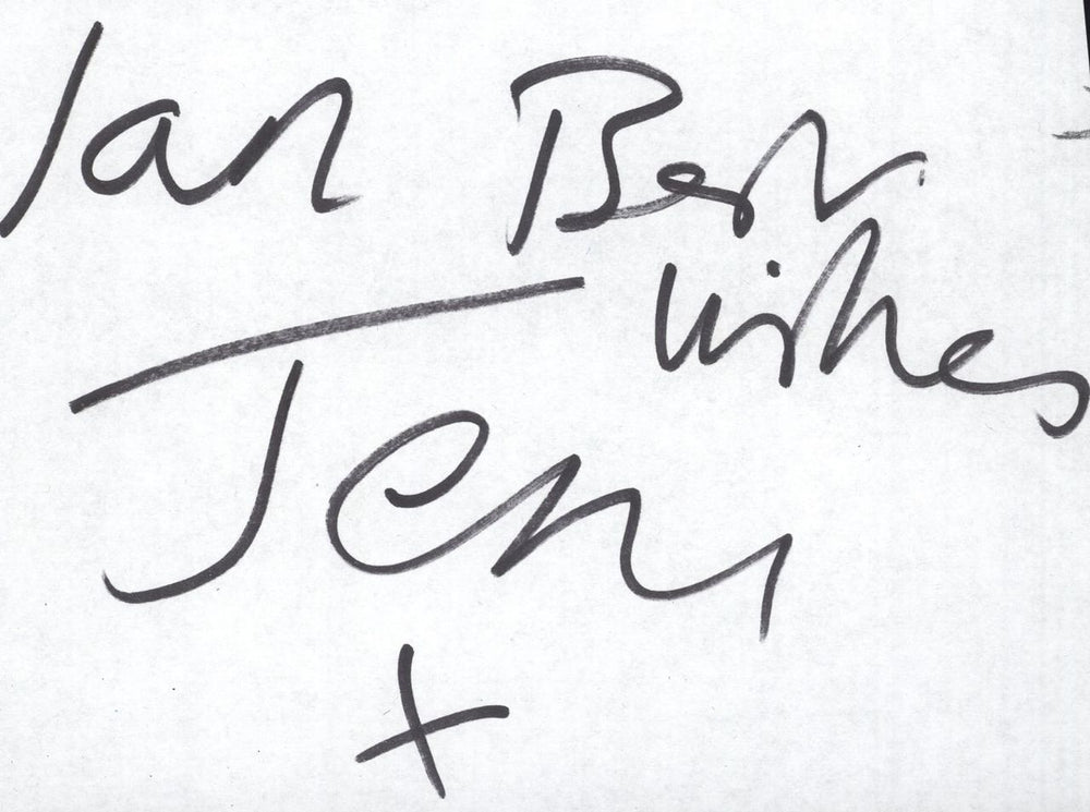 Jem Autograph UK memorabilia AUTOGRAPH