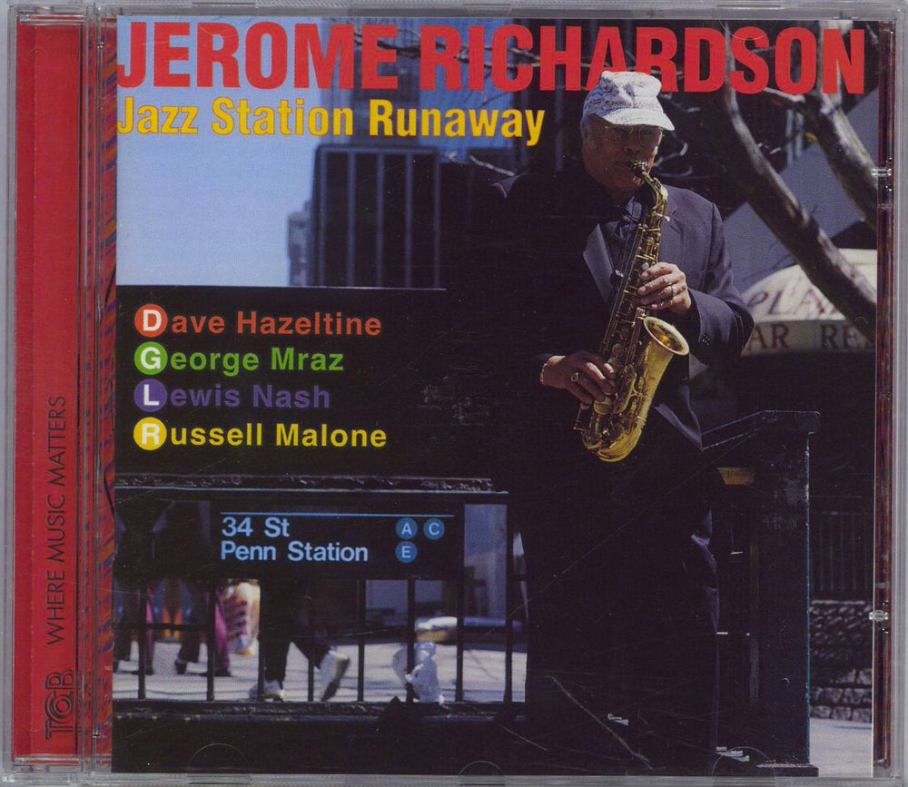 Jerome Richardson Jazz Station Runaway Swiss CD album (CDLP) TCB97402