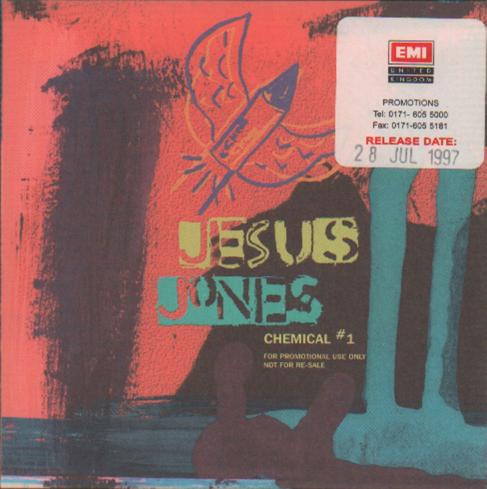 Jesus Jones Chemical #1 UK Promo CD single (CD5 / 5") CDFOODDJ102