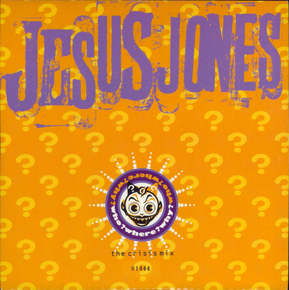 Jesus Jones Who? Where? Why? (The Crisis Mix) UK 10" vinyl single (10 inch record) 10FOOD28