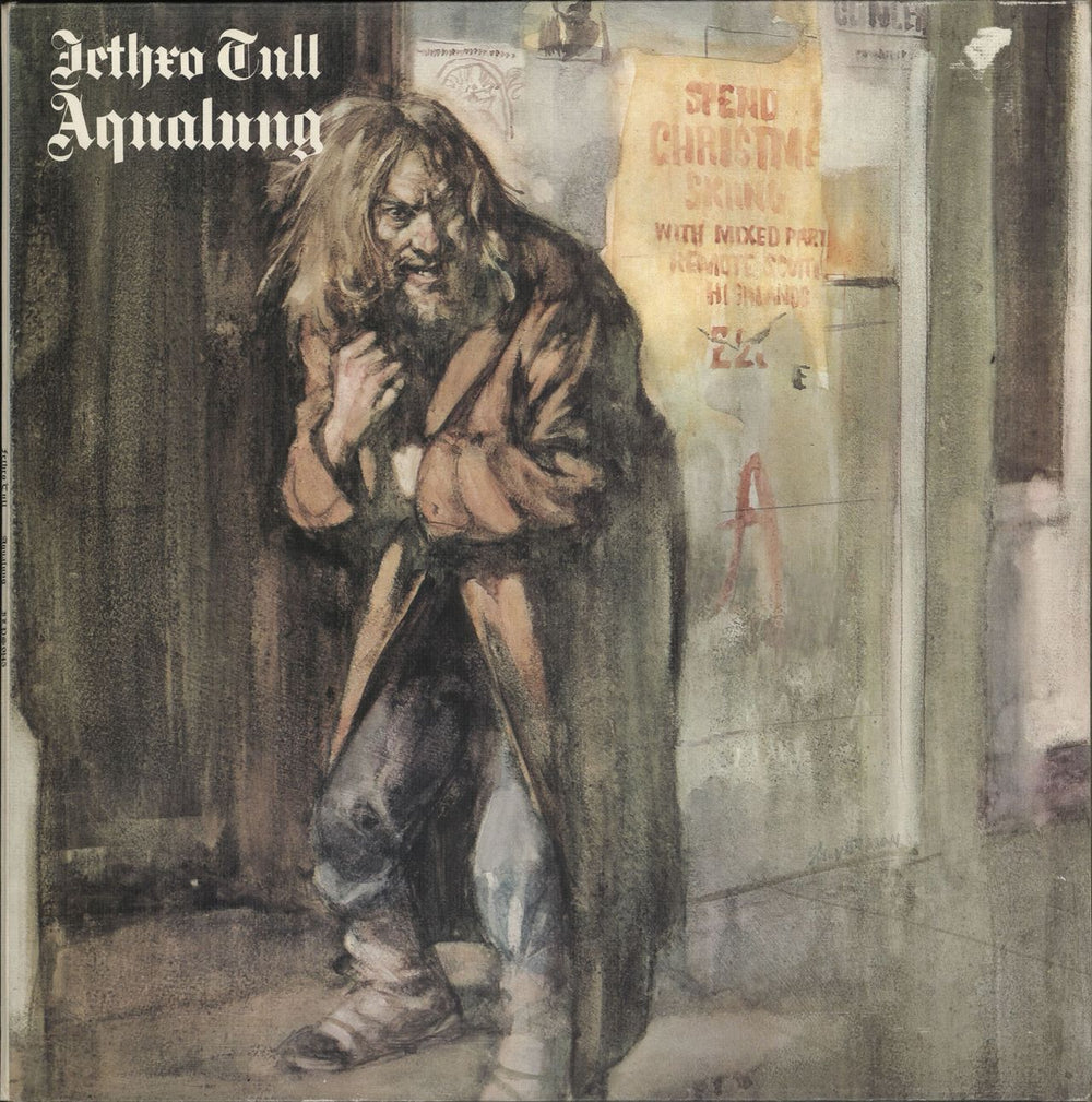 Jethro Tull Aqualung - 1st - Complete - VG UK vinyl LP album (LP record) ILPS9145