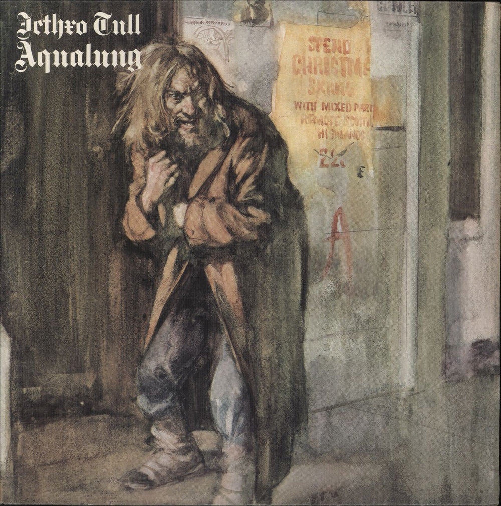 Jethro Tull Aqualung - 1st - VG UK vinyl LP album (LP record) ILPS9145