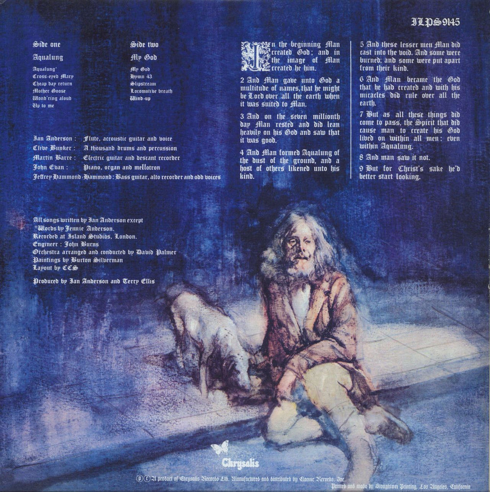 Jethro Tull Aqualung - 200gm Vinyl US vinyl LP album (LP record)