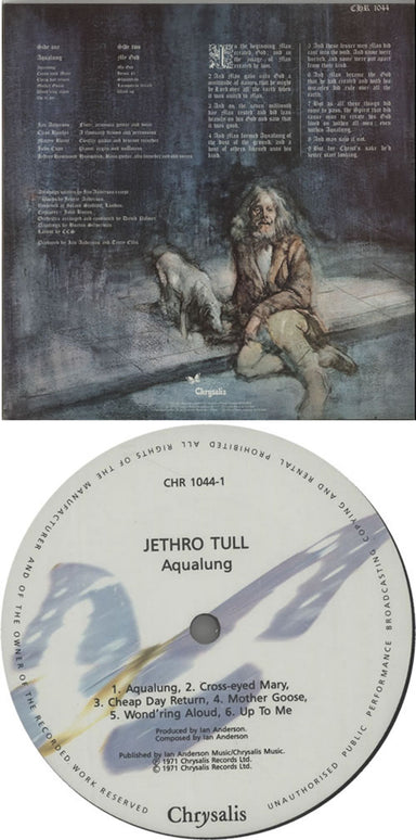 Jethro Tull Aqualung - 7th UK vinyl LP album (LP record) TULLPAQ639272