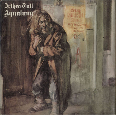 Jethro Tull Aqualung - Pink Rim - EX UK vinyl LP album (LP record) ILPS9145