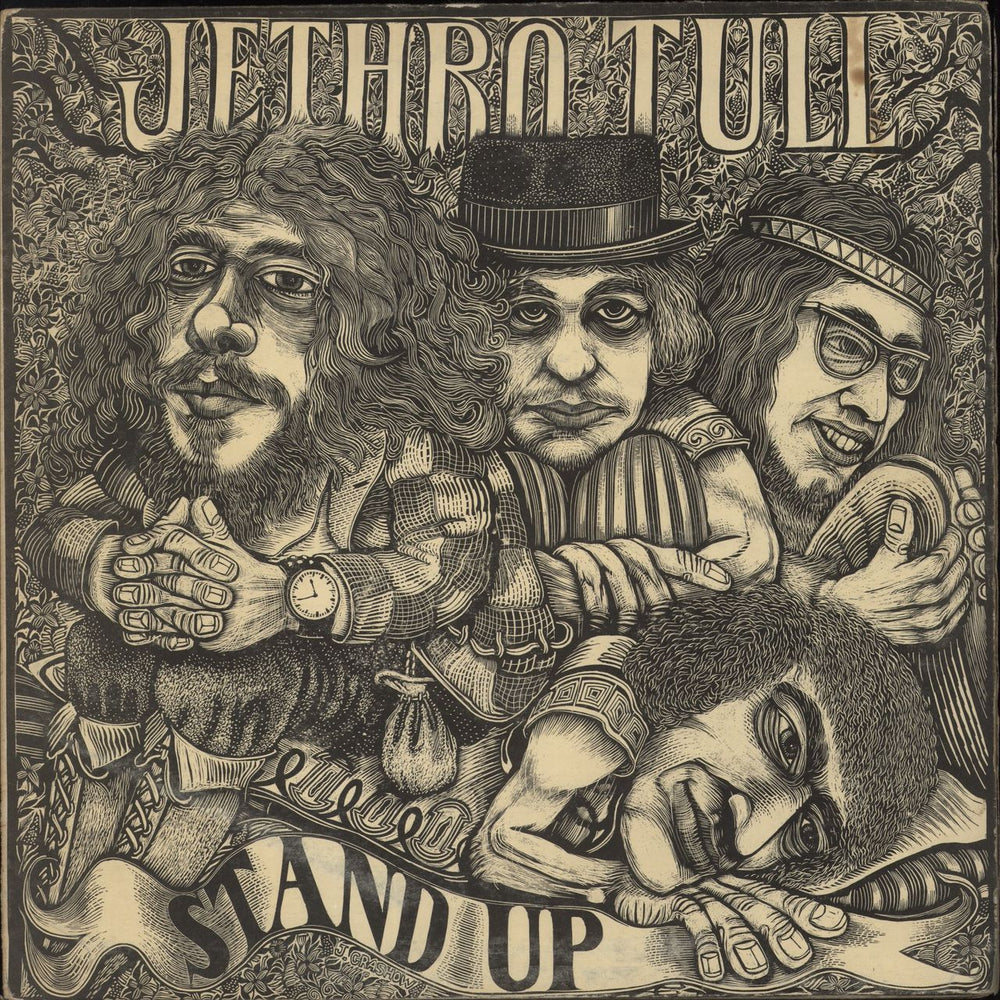 Jethro Tull Stand Up - 1st - VG UK vinyl LP album (LP record) ILPS9103