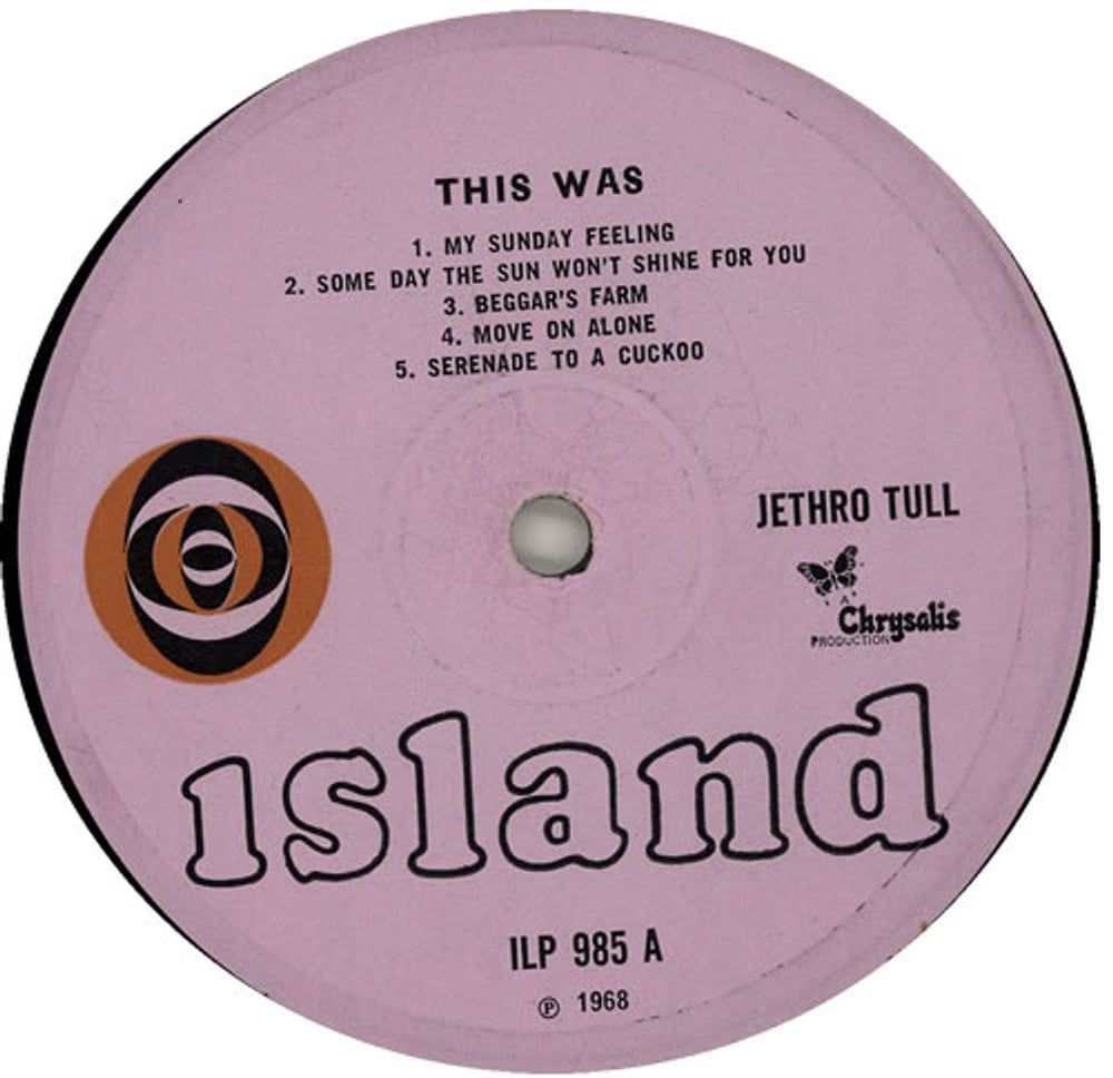 Jethro Tull This Was - 1st - G UK vinyl LP album (LP record) TULLPTH583183