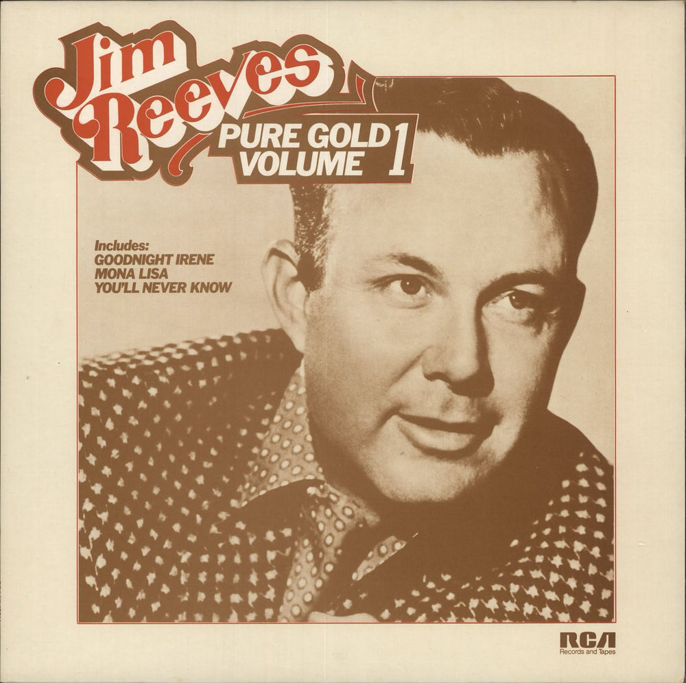 Jim Reeves Pure Gold - Volume One UK vinyl LP album (LP record) NL13014