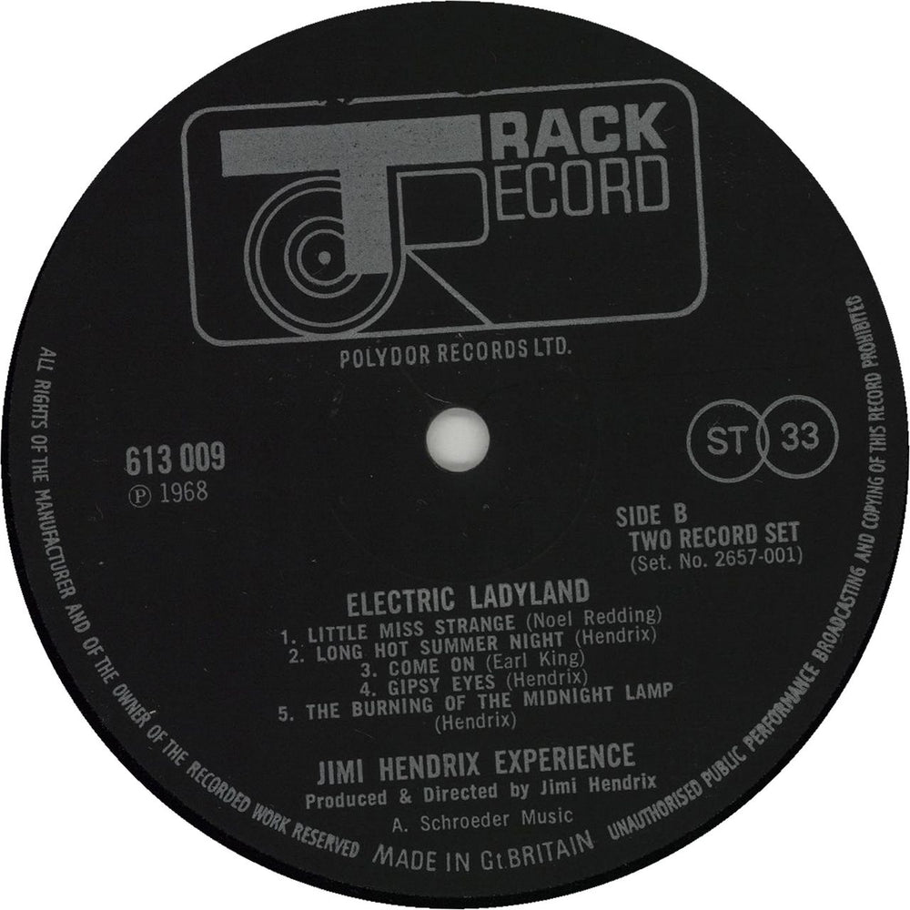 Jimi Hendrix Electric Ladyland - 2nd UK 2-LP vinyl record set (Double LP Album) 1970