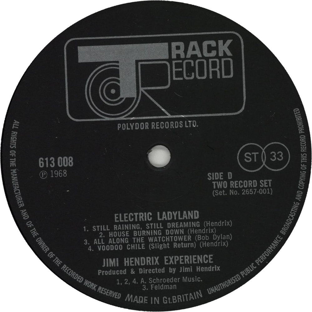 Jimi Hendrix Electric Ladyland - 2nd UK 2-LP vinyl record set (Double LP Album)