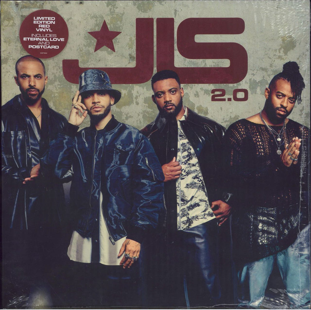 JLS 2.0 (Two Point) - Oritse Red Vinyl + Signed Print - Sealed UK vinyl LP album (LP record) B09FFGGVTB