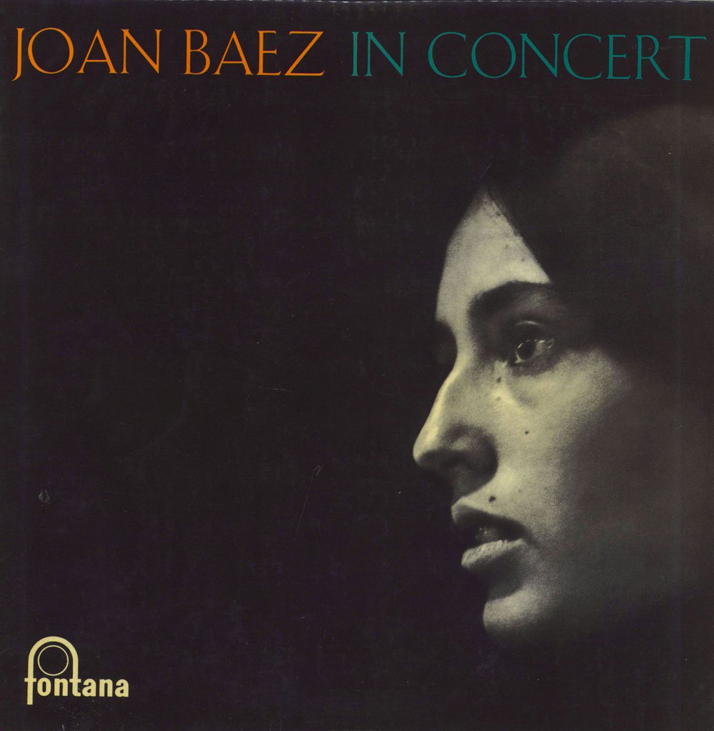 Joan Baez In Concert - Mono UK vinyl LP album (LP record) TFL6033