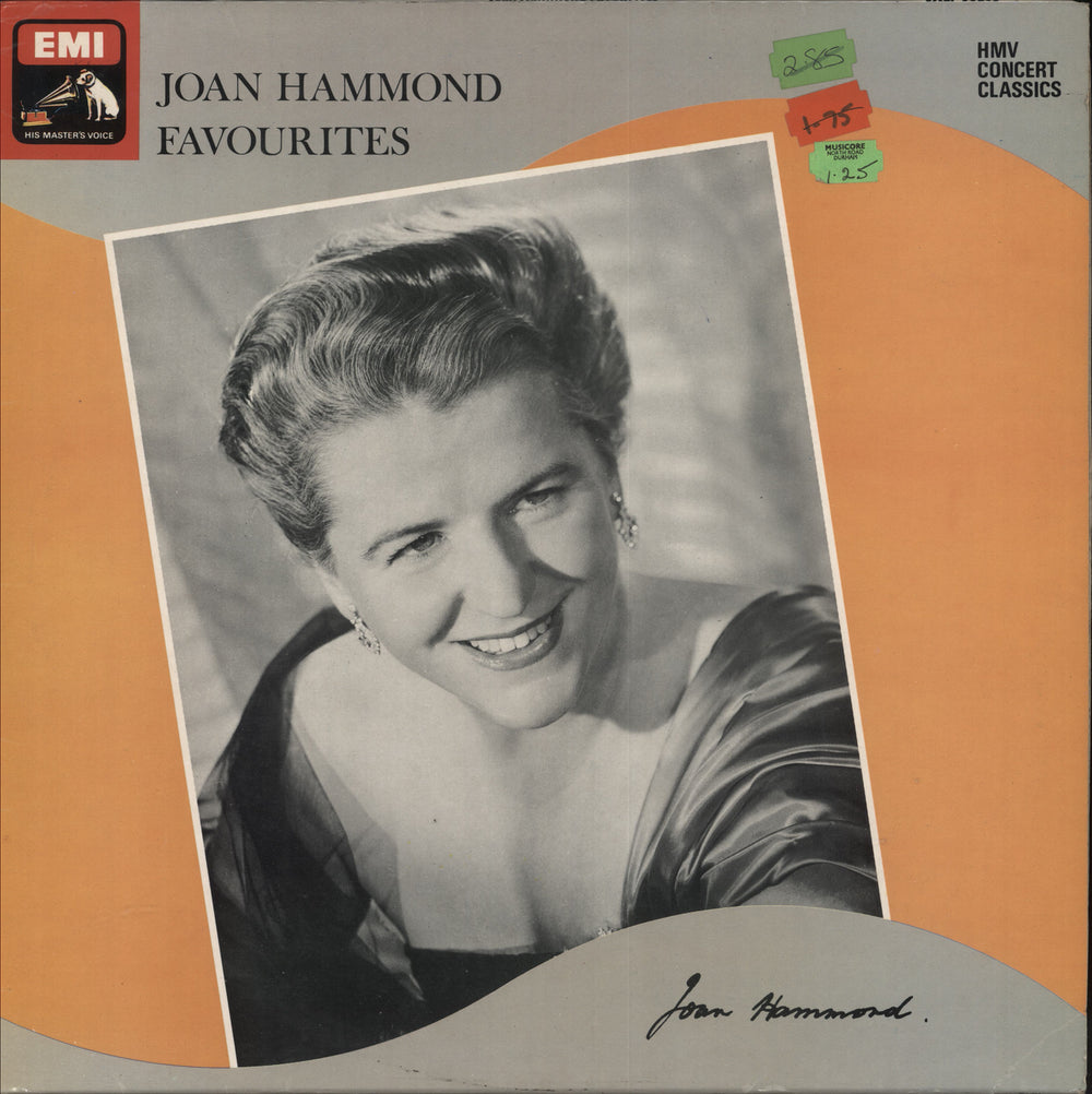 Joan Hammond Joan Hammond Favourites UK vinyl LP album (LP record) SXLP30205