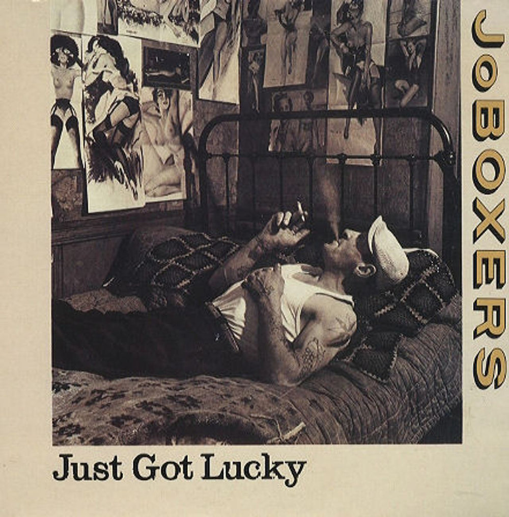 JoBoxers Just Got Lucky UK 7" vinyl single (7 inch record / 45) BOXX2