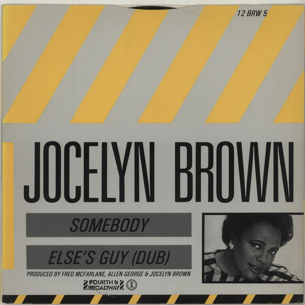 Jocelyn Brown Someone Else's Guy + p/s UK 12" vinyl single (12 inch record / Maxi-single) JBR12SO688680