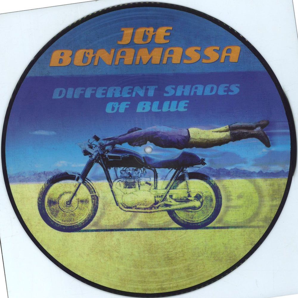 Joe Bonamassa Different Shades Of Blue UK picture disc LP (vinyl picture disc album) JT5PDDI801405