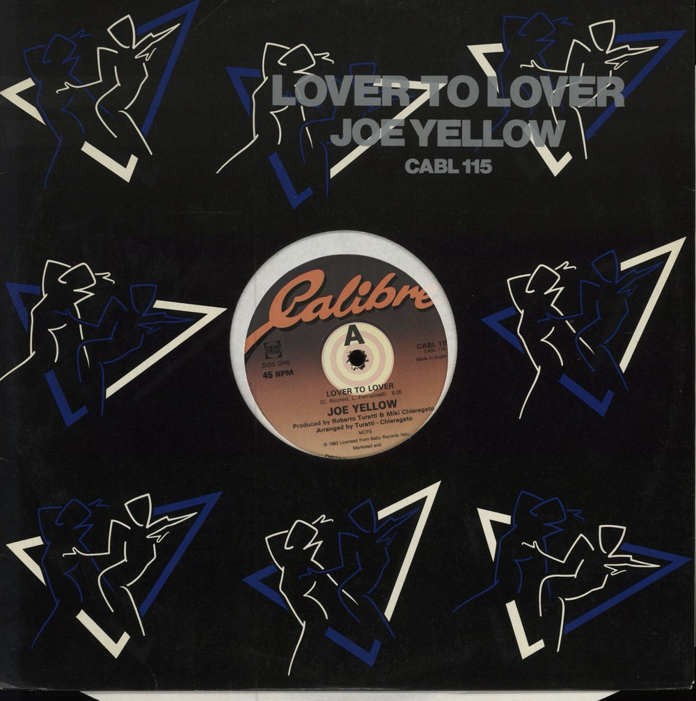 Joe Yellow Lover To Lover UK 12" vinyl single (12 inch record / Maxi-single) CABL115