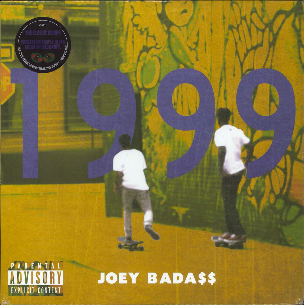 Joey Bada$$ 1999 - Purple In Tan Vinyl - Sealed US 2-LP vinyl record set (Double LP Album) ERE844