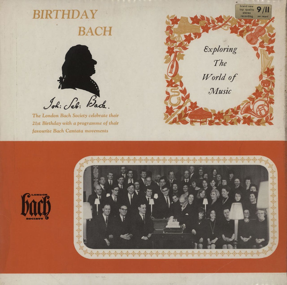 Johann Sebastian Bach Birthday Bach UK vinyl LP album (LP record) EXP2