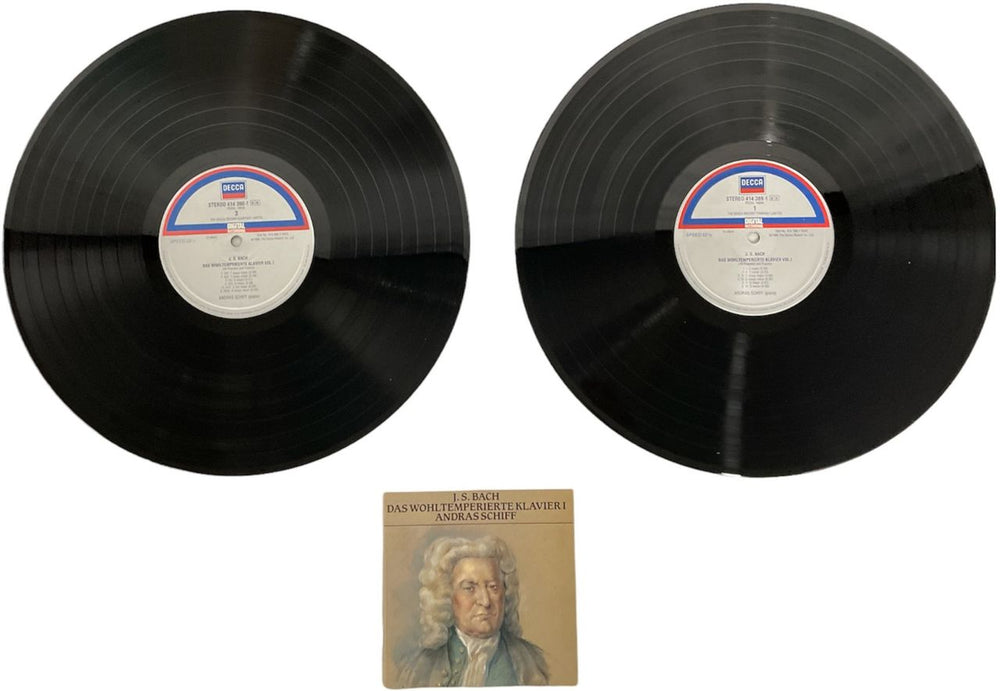 Johann Sebastian Bach The Well-Tempered Clavier, Book I Dutch 2-LP vinyl record set (Double LP Album) JHH2LTH789507