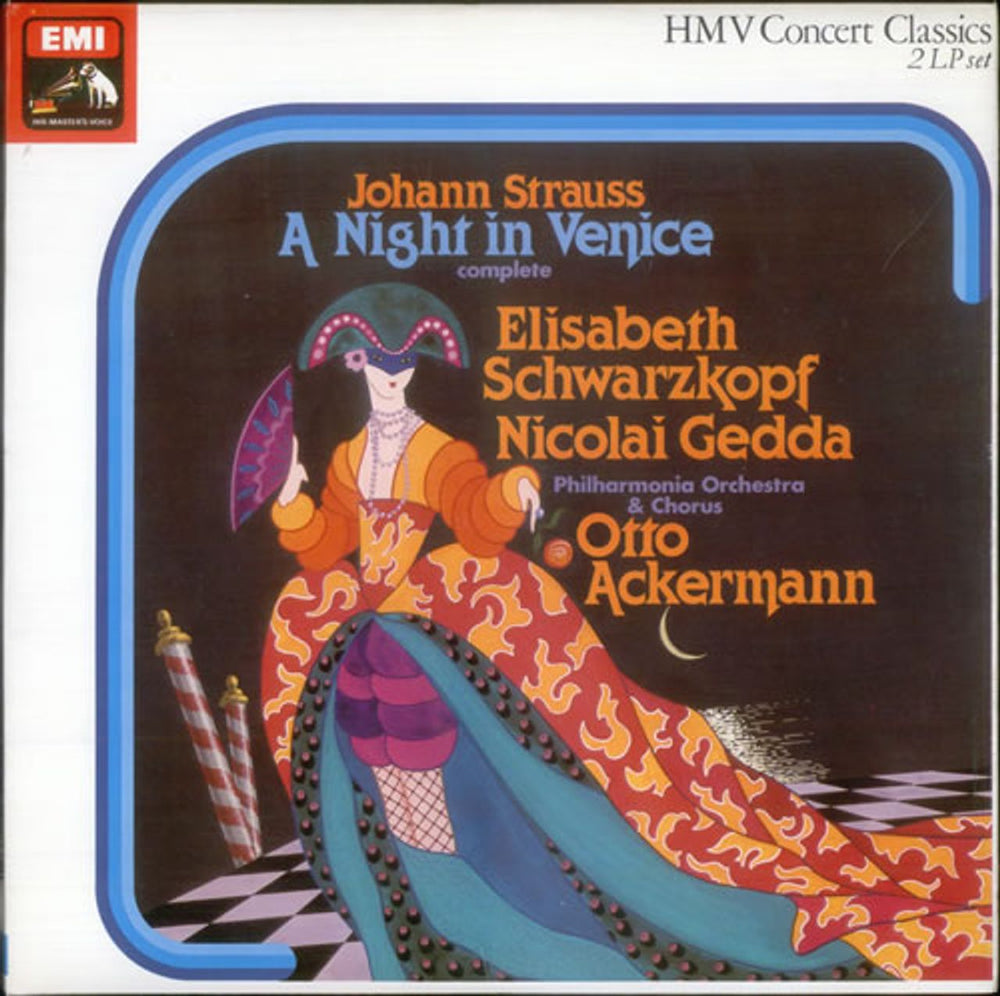 Johann Strauss II (1825-1899) A Night in Venice - Complete UK 2-LP vinyl record set (Double LP Album) SXDWS3043