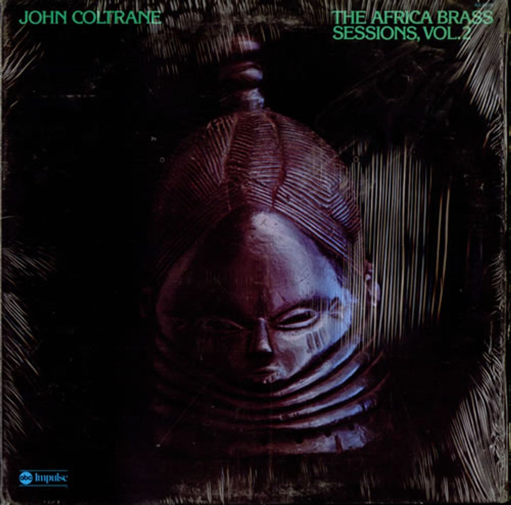 John Coltrane The Africa Brass Sessions, Vol. 2 - Gold Promo Stamp US vinyl LP album (LP record) AS-9273