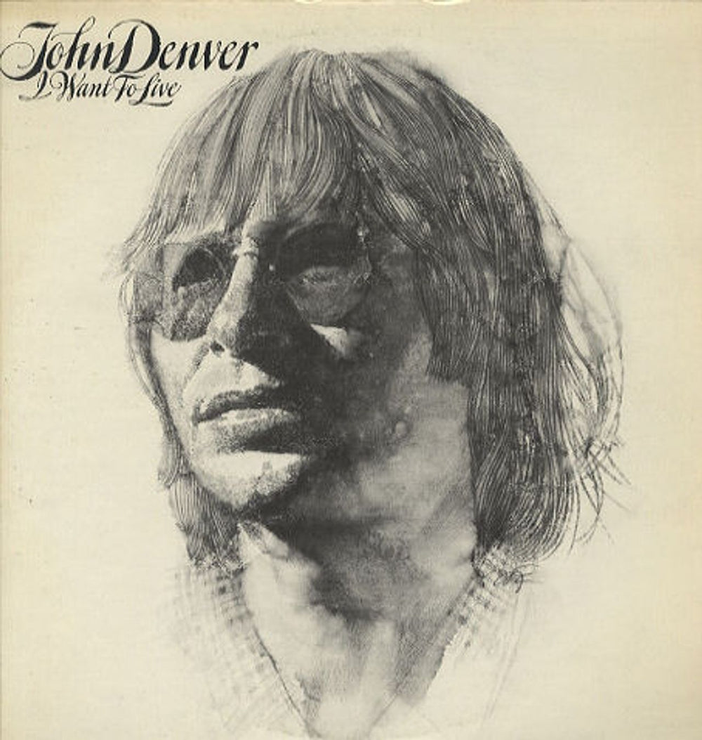 John Denver I Want To Live US vinyl LP album (LP record) AFL1-2521