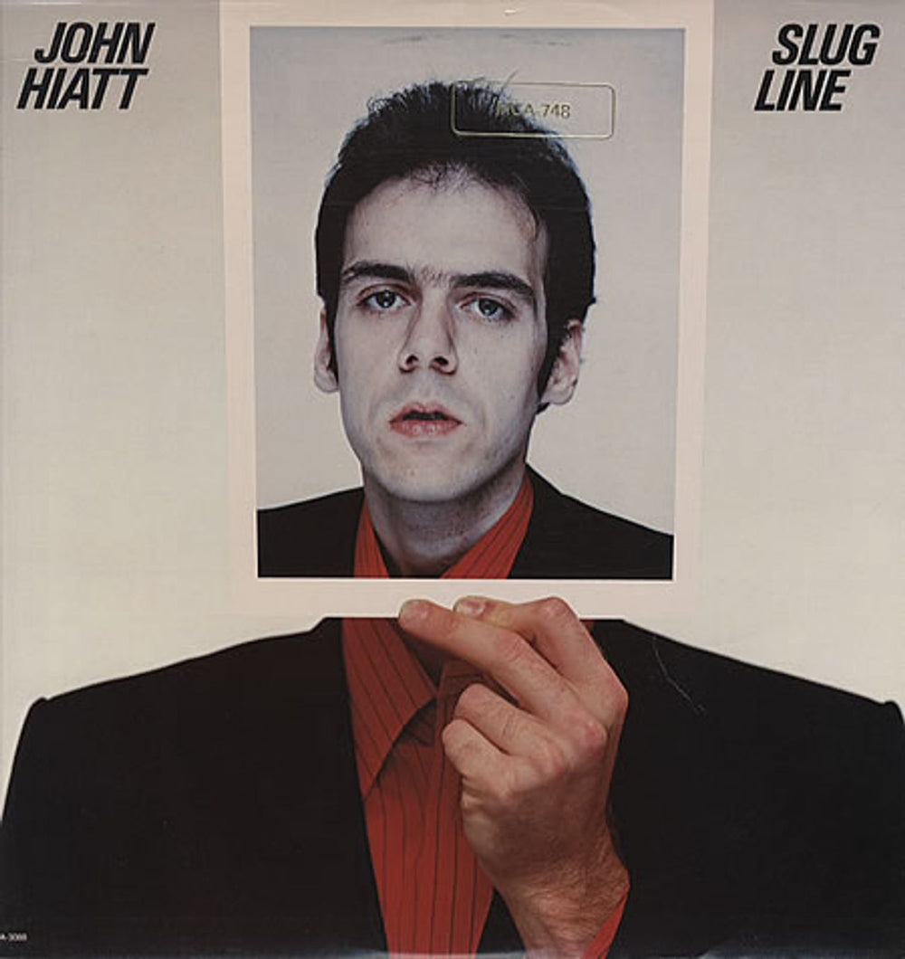 John Hiatt Slug Line US vinyl LP album (LP record) MCA-3088