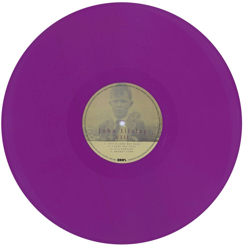 John Illsley VIII - Purple Vinyl + Autographed Sleeve UK vinyl LP album (LP record) ILSLPVI787392