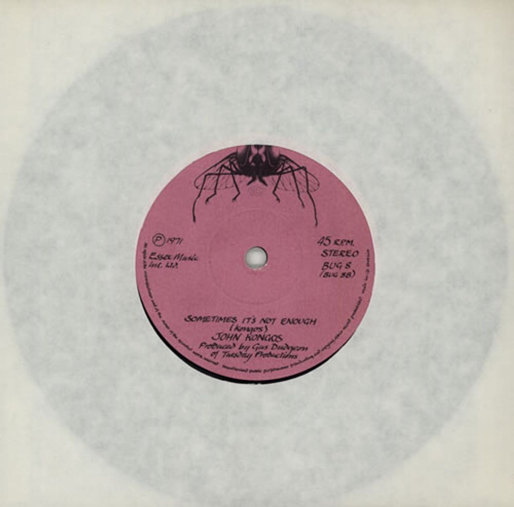 John Kongos He's Gonna Step On You Again - 1st UK 7" vinyl single (7 inch record / 45) BUG8