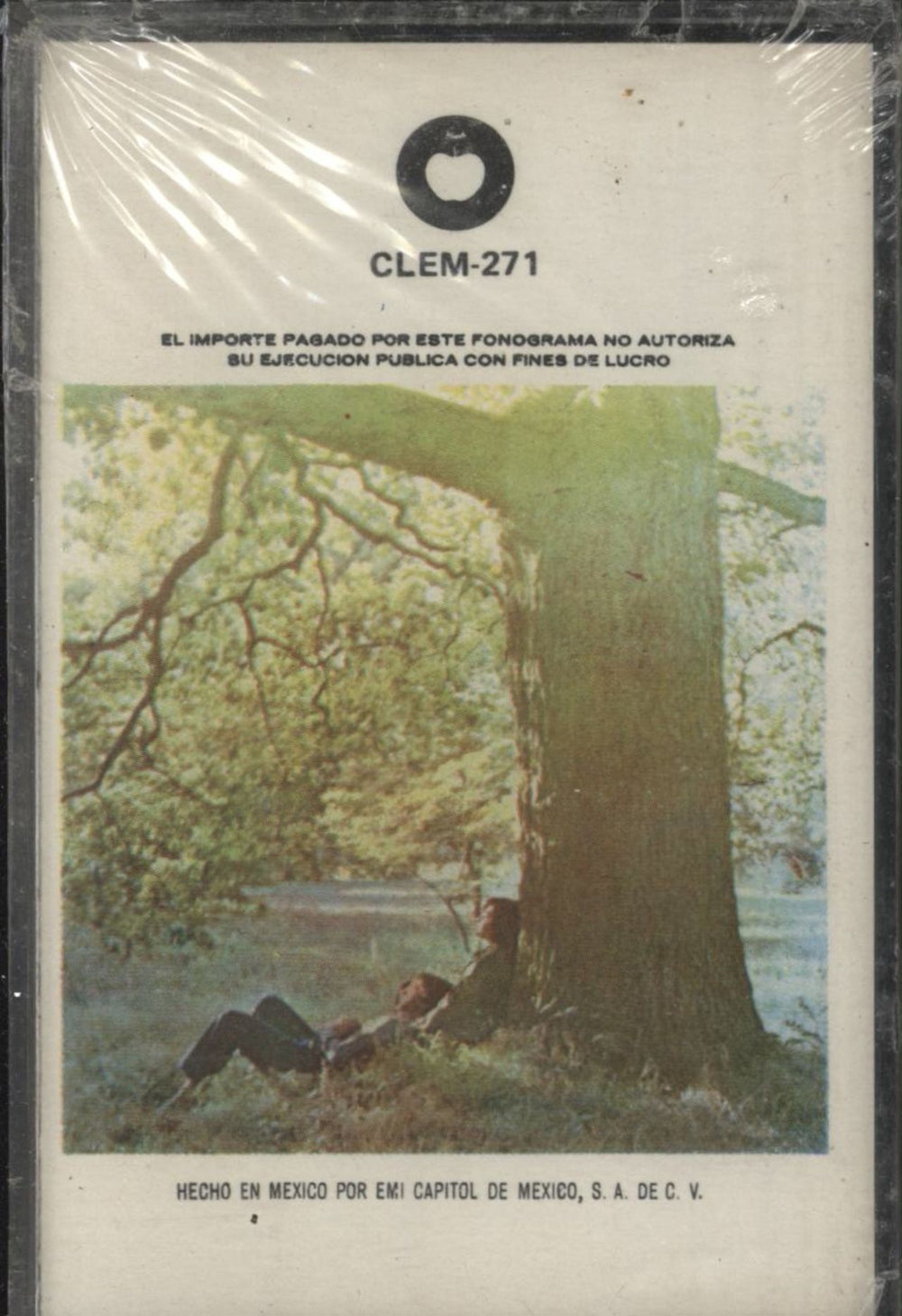 John Lennon John Lennon / Plastic Ono Band Mexican cassette album CLEM-271