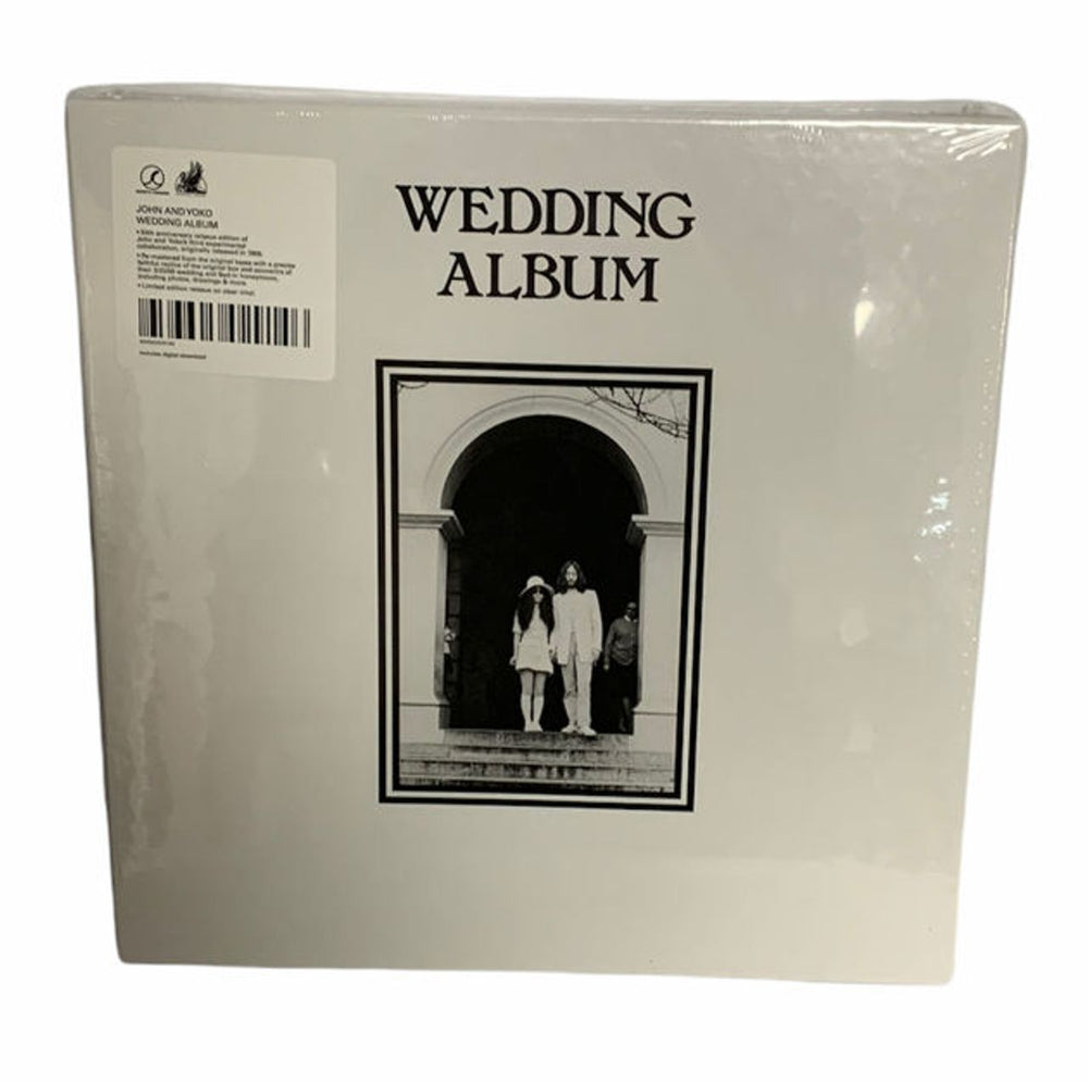 John Lennon Wedding Album - Clear Vinyl - Sealed Box UK vinyl LP album (LP record) SC291LP-C1