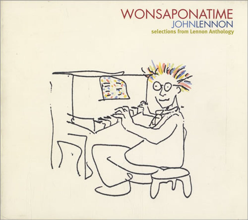 John Lennon Wonsaponatime US Promo CD album (CDLP) CDP4976392