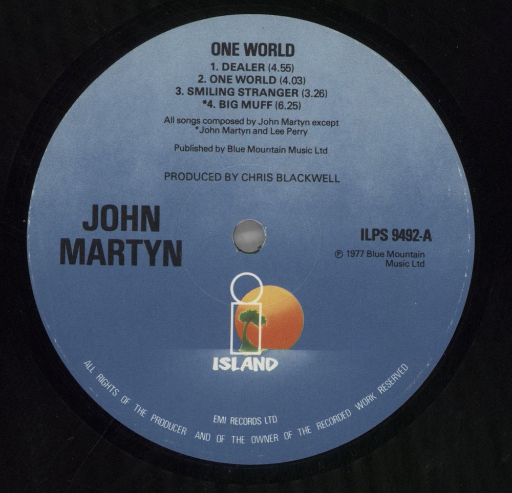 John Martyn One World - 1st UK vinyl LP album (LP record) JMYLPON437459