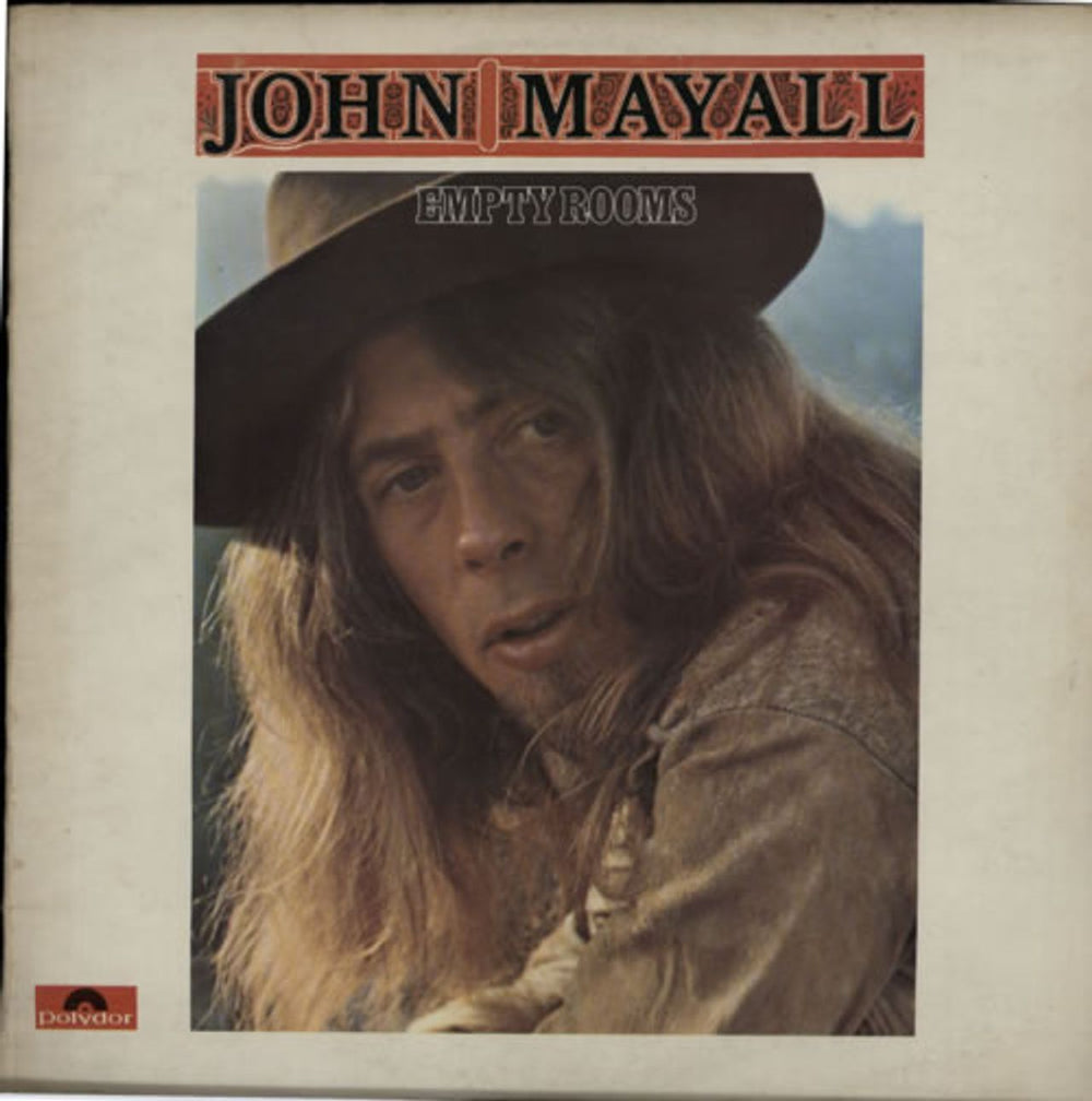 John Mayall Empty Rooms - EX UK vinyl LP album (LP record) 583580