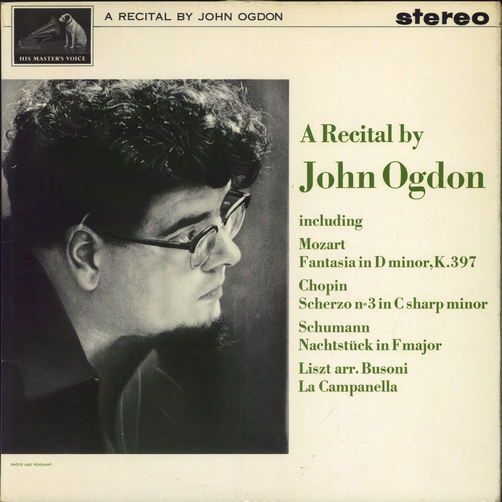 John Ogdon A Recital By John Ogdon UK vinyl LP album (LP record) ASD546