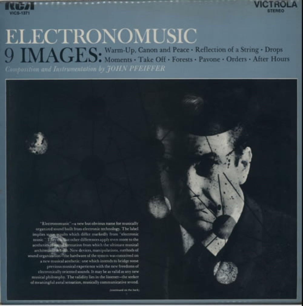 John Pfeiffer Electronomusic 9 Images UK vinyl LP album (LP record) VICS1371