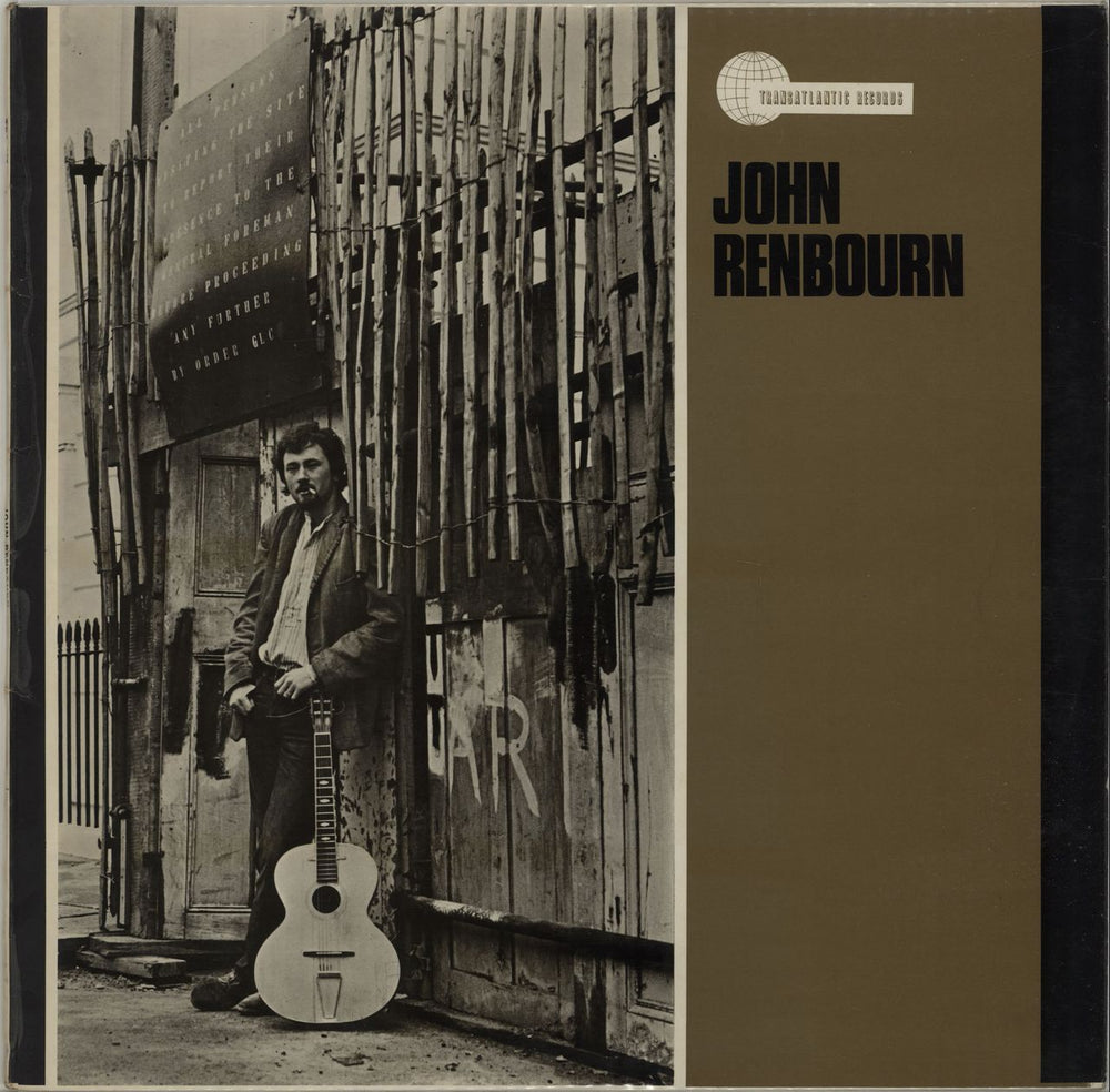 John Renbourn John Renbourn - 3rd UK vinyl LP album (LP record) TRA135