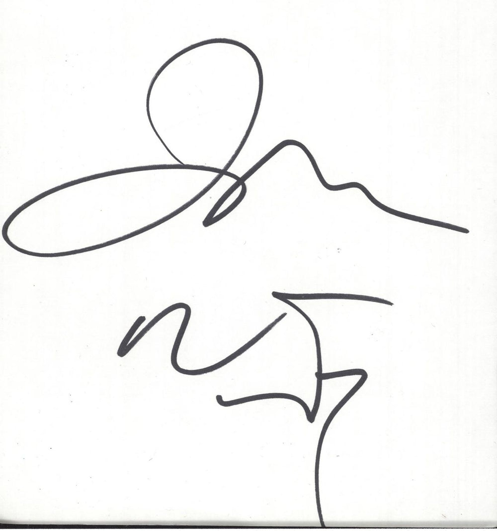 John Waters Autograph UK memorabilia AUTOGRAPH